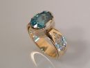 Blue Zircon Ring
